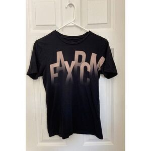 American exchange black T-shirt